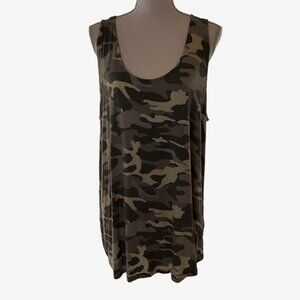 Zanana Camo Tank Top NWT Women’s Plus Size 2X XXL Sleeveless Casual Top Stretchy